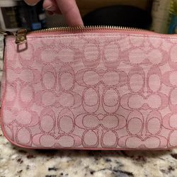 Pink Coach Purse