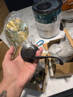 Doorknobs Brushed Brass, 5.