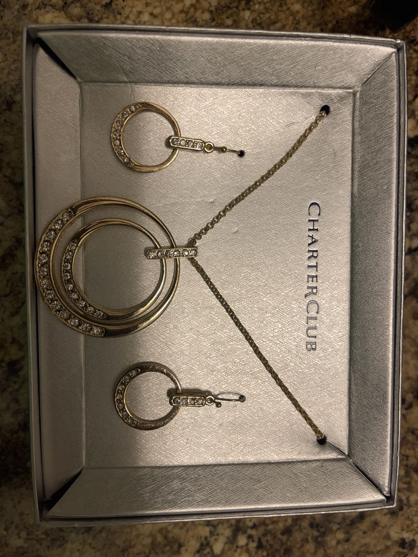 Charter Club Necklace And earring Set - NEW 
