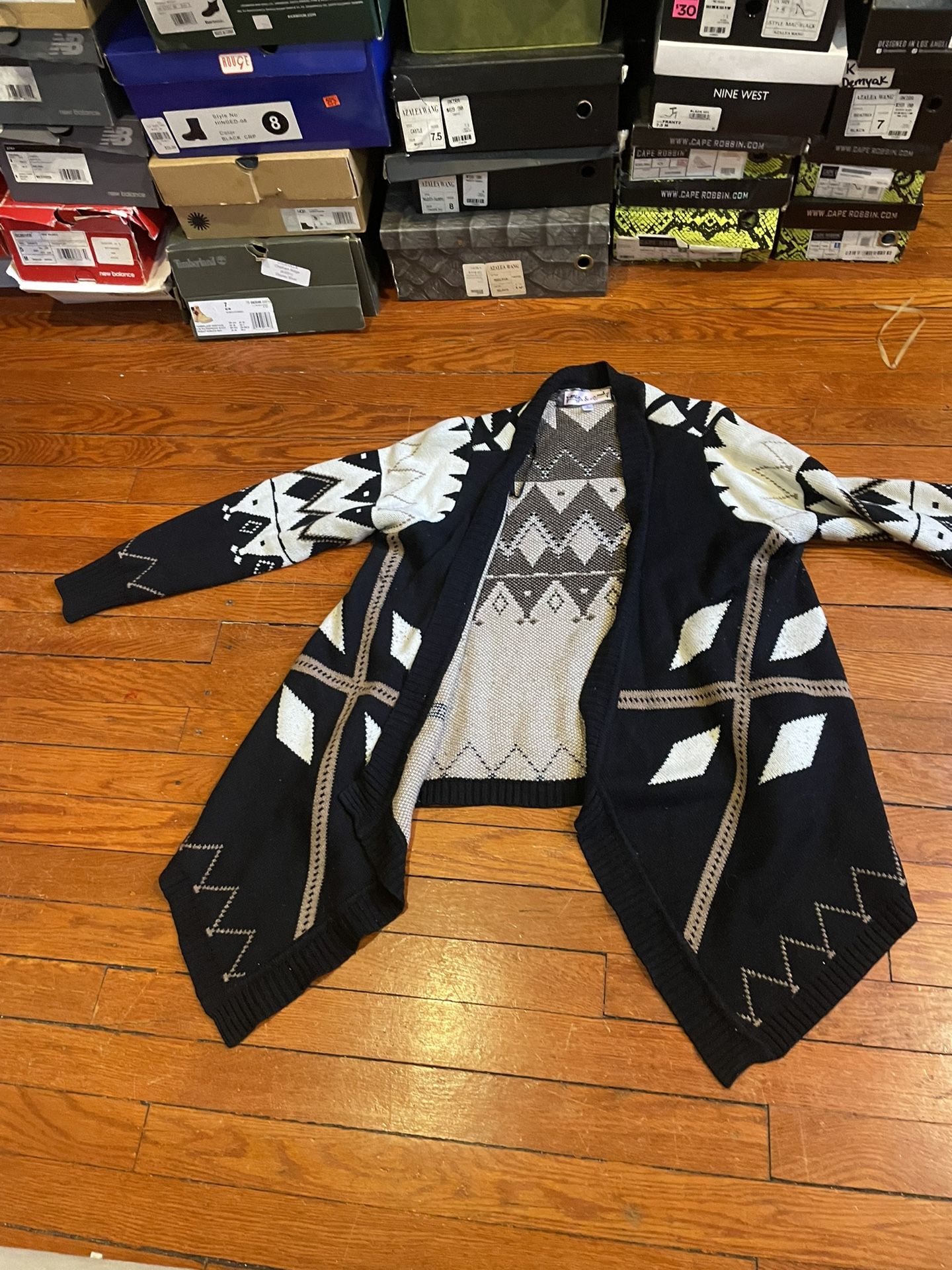 Printed Cardigan