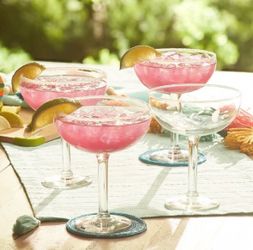 Princess House Heritage Margarita Glasses  New!