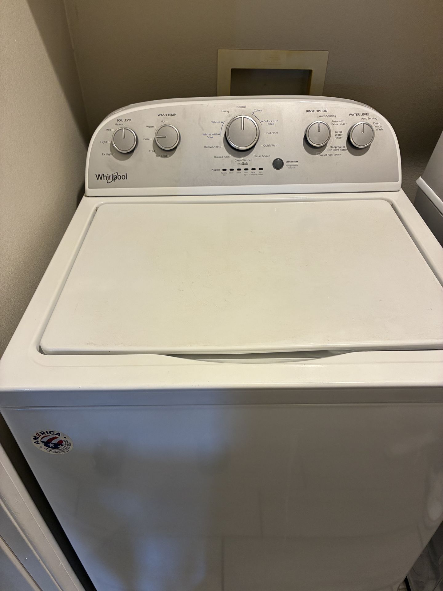 Whirlpool washer