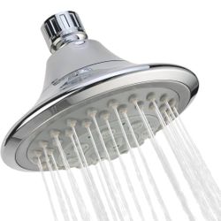 New! Bathroom Shower Head 5 Inch High Flow Shower Head with Adjustable Metal Swivel Ball Joint for Luxury Shower Experience Even at Low Water Flow