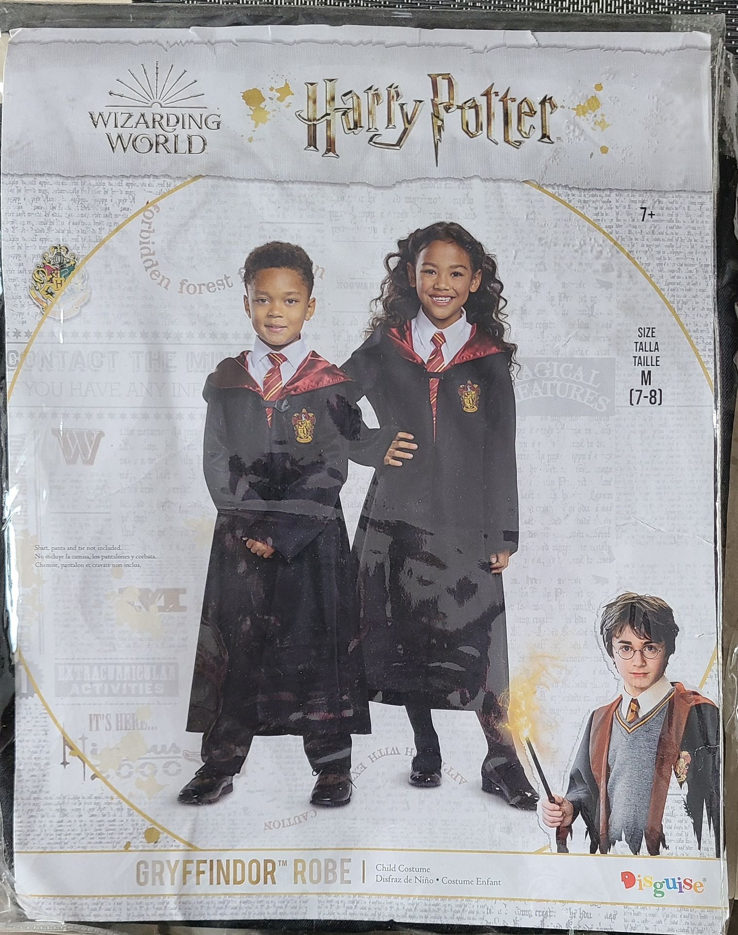 Harry Potter Gryffindor Robe Classic Kids Size M 7/8 Costume