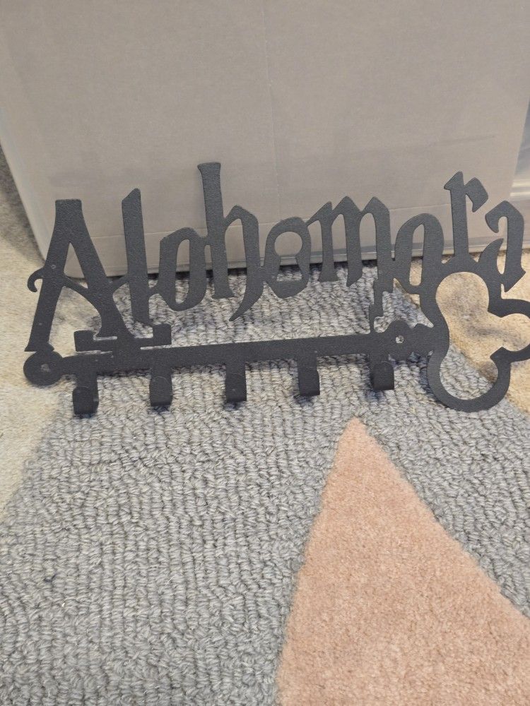 Harry Potter Alohomora Key Hook Hanger Metal Key Shaped