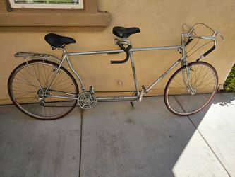 Vintage tandem road bike.