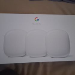 Google Nest Wi-Fi PRO 6E 3-pack