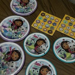 Gaby’s Dollhouse Party Plates