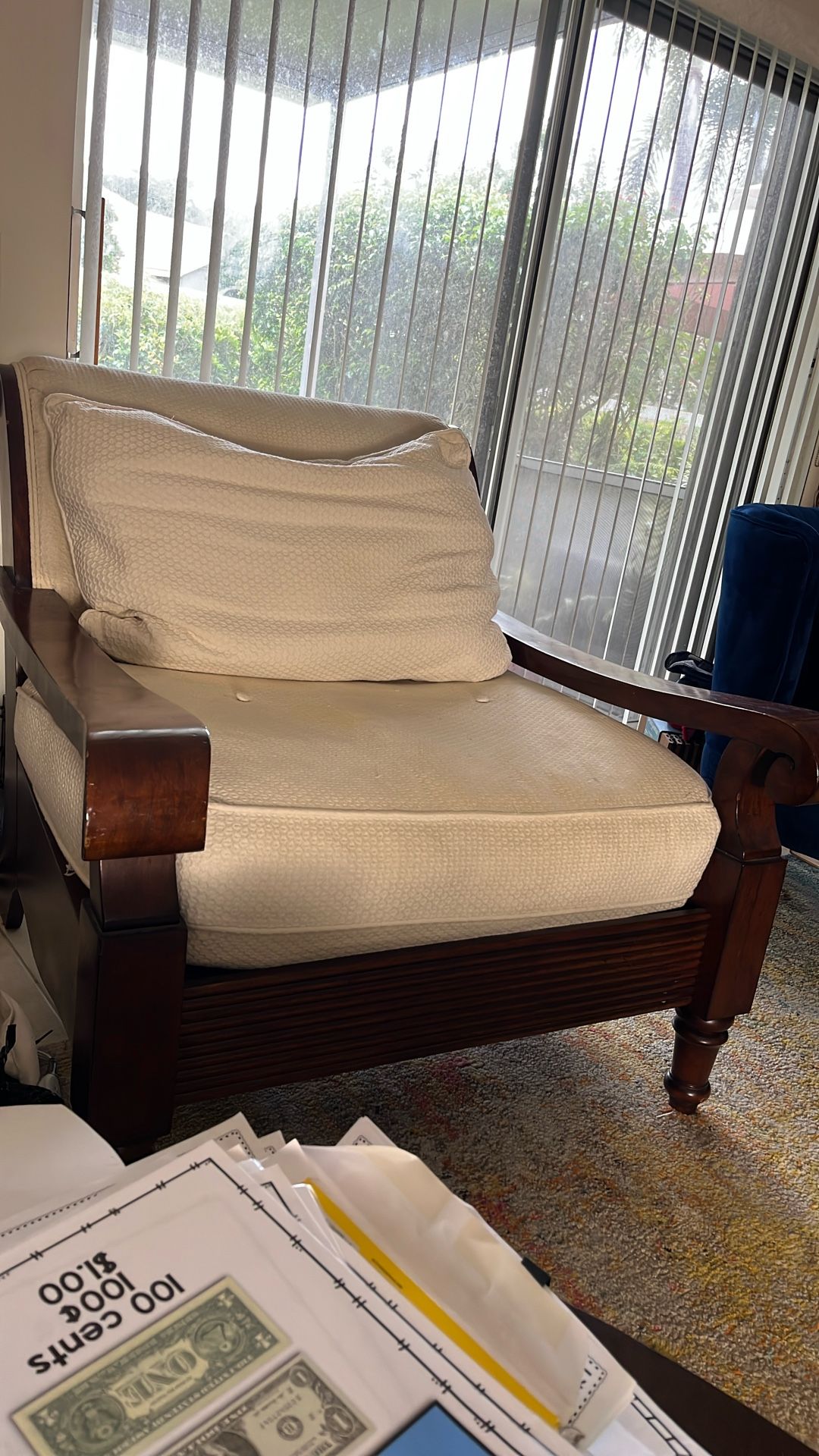 Oversized Crate & Barrel Chair