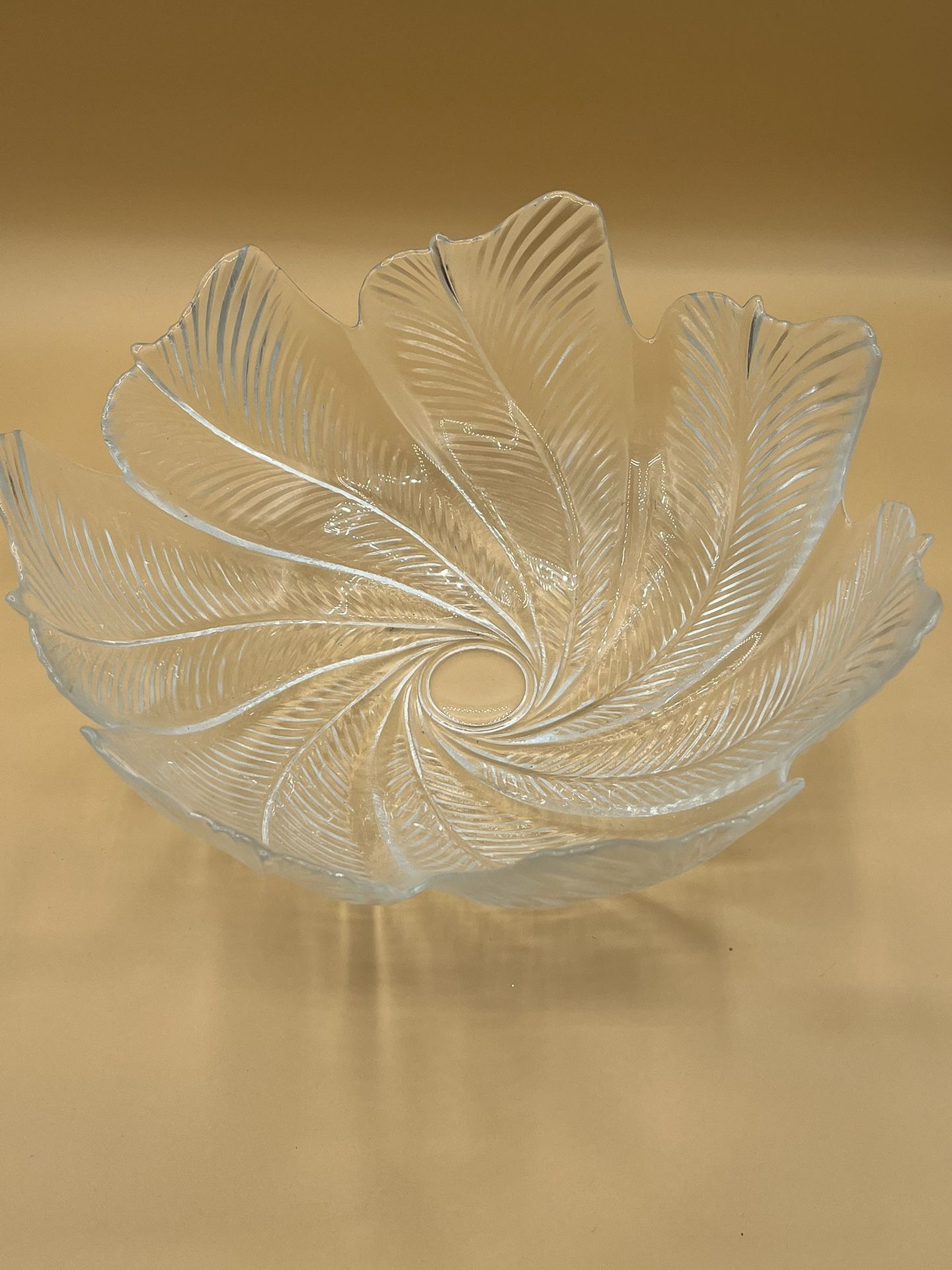 Vintage Portugal Art Glass Studio Nova Glass Bowl