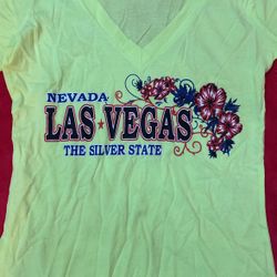 Neon Yellow Las Vegas T-shirt 