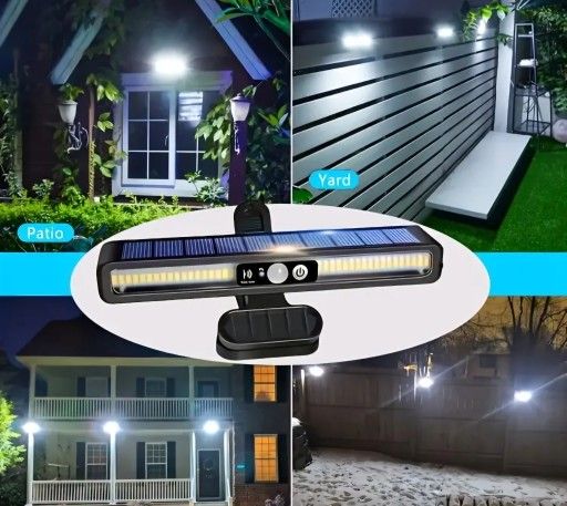 Solar Light Clip On , Color Bright White , Waterproof Outdoor