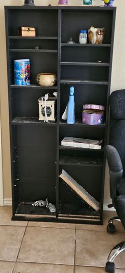 Black book shelf