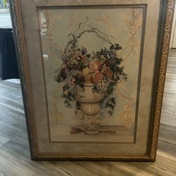 Fruit Basket Framed Painting