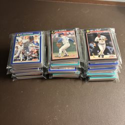 Baseball Cards 15 different team sets. 1991 score. Over 400 cards.