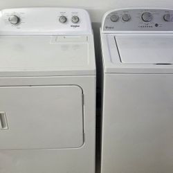 Whirlpool Washer & Dryer 
(Works Great)
Comes w/ Warranty 
Delivery Available 

Our Store is Located at:
1260 Highway 85 North 
Fayetteville, GA 