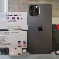 Unlocked Black iPhone 12 Pro 128gb