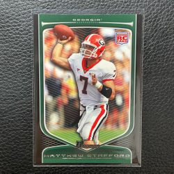 2009 Matthew Stafford Bowman Rookie Card. Los Angeles Rams. 