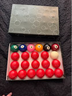 Aramith American snooker balls
