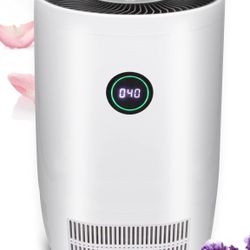 Air Purifier for Home Office Living Room Up to 350~500ft², Digital Display Air Cleaner with Air Monitor & HEPA Filter Remove 99.98% Smokes/Dust/Pet Da