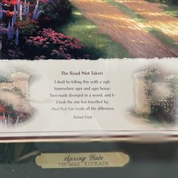 New $-Thomas Kinkade “Spring Gate”  new price
