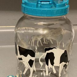 Glass Cow Pitcher