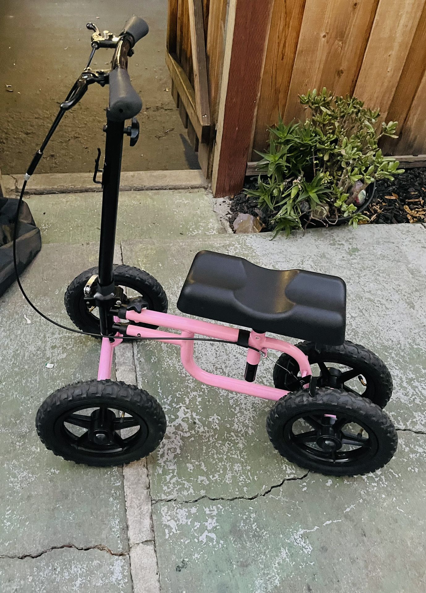 Pink Leg Scooter For Broken Foot