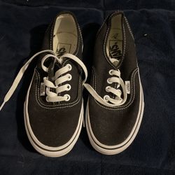 Black Vans Kids 3.5