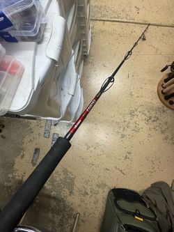 Okuma Cortez 6’6” 20-30 salt water fishing rod.