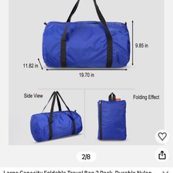 Duffel Bag 20 Inches Foldable Gym Bag for Men Women Duffle Bag Lightweight with Inner Pocket