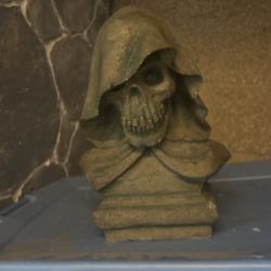 Halloween Graveyard Grim Reaper Skull Halloween 