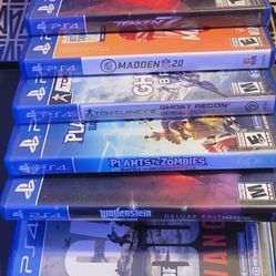 PS4 GAMES VARIOUS 