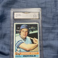 GMA 3.5 1976 Topps George Brett