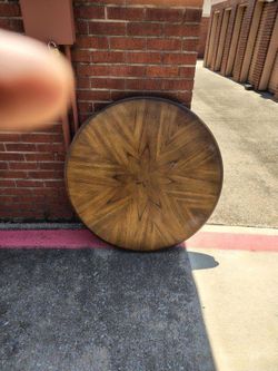 Circular bar table with chairs OBO