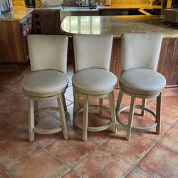 Three Bar Stool/ Chairs