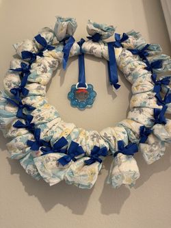 Diaper Garland For Baby Shower
