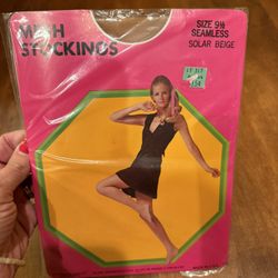 Woman’s Vintage 1960ies Mesh Stockings Shipping Available 
