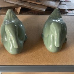 2 Porcelain Ducks 