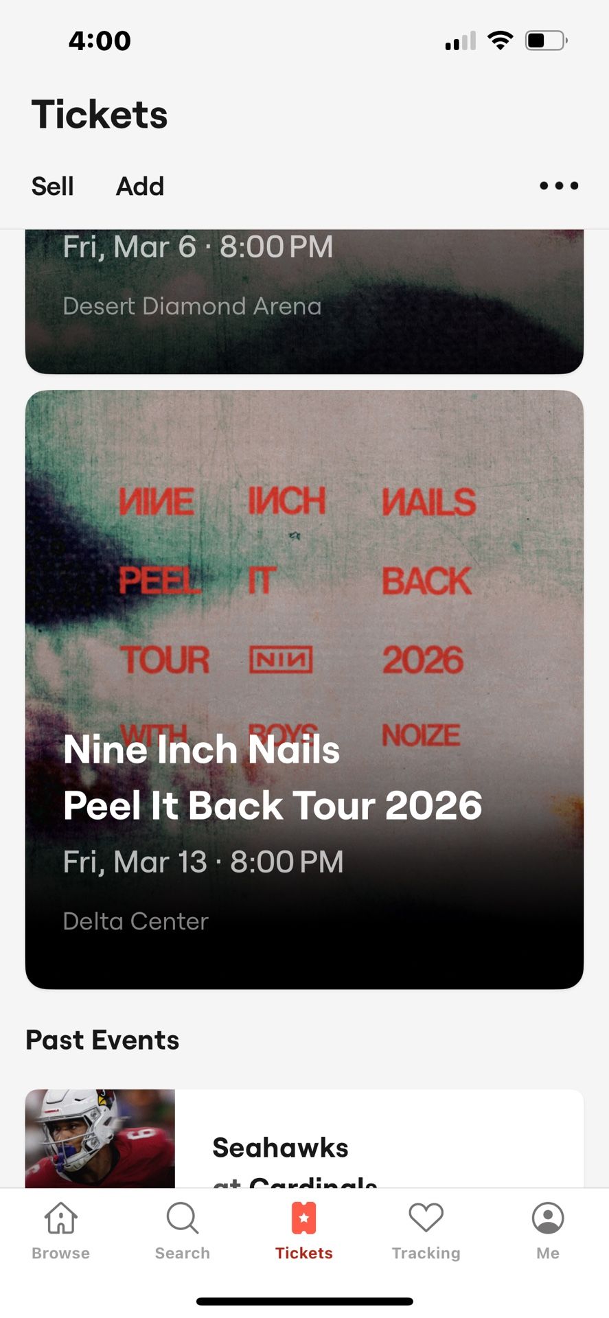 NIN March 13th, 2026