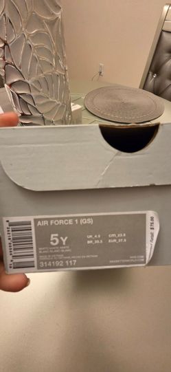 Nike Air Force 1 GS Size 5Y White