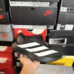 Adidas Adizero Evo SL Black White size 10 VNDS 