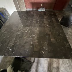 Black Marble Table