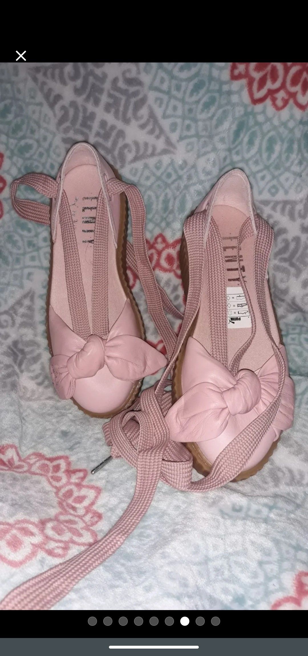 size brand new Ballet lace up Creepers by Puma x Fenty by Rihanna