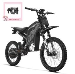 HAPPYRUN G300 Pro Electric Dirt Bike for Adults, 72V 30Ah Battery, 6500W Motor, 50 MPH Speed, 70 Mile Range, 350 Lbs Load Capacity, Hydraulic Brakes
