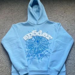 Blue Sp5der Hoddie  