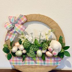 Easter Wreath With Bunny