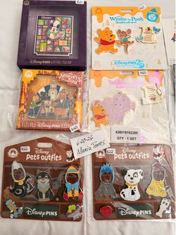 Misc Disney pins new