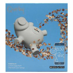 Quirky Porkfolio Smart Piggy Bank That Tracks Your Savings!  Great for kids!