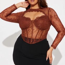 Lace Corset Top