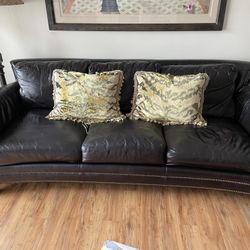 Bradington Genuine Leather Couch